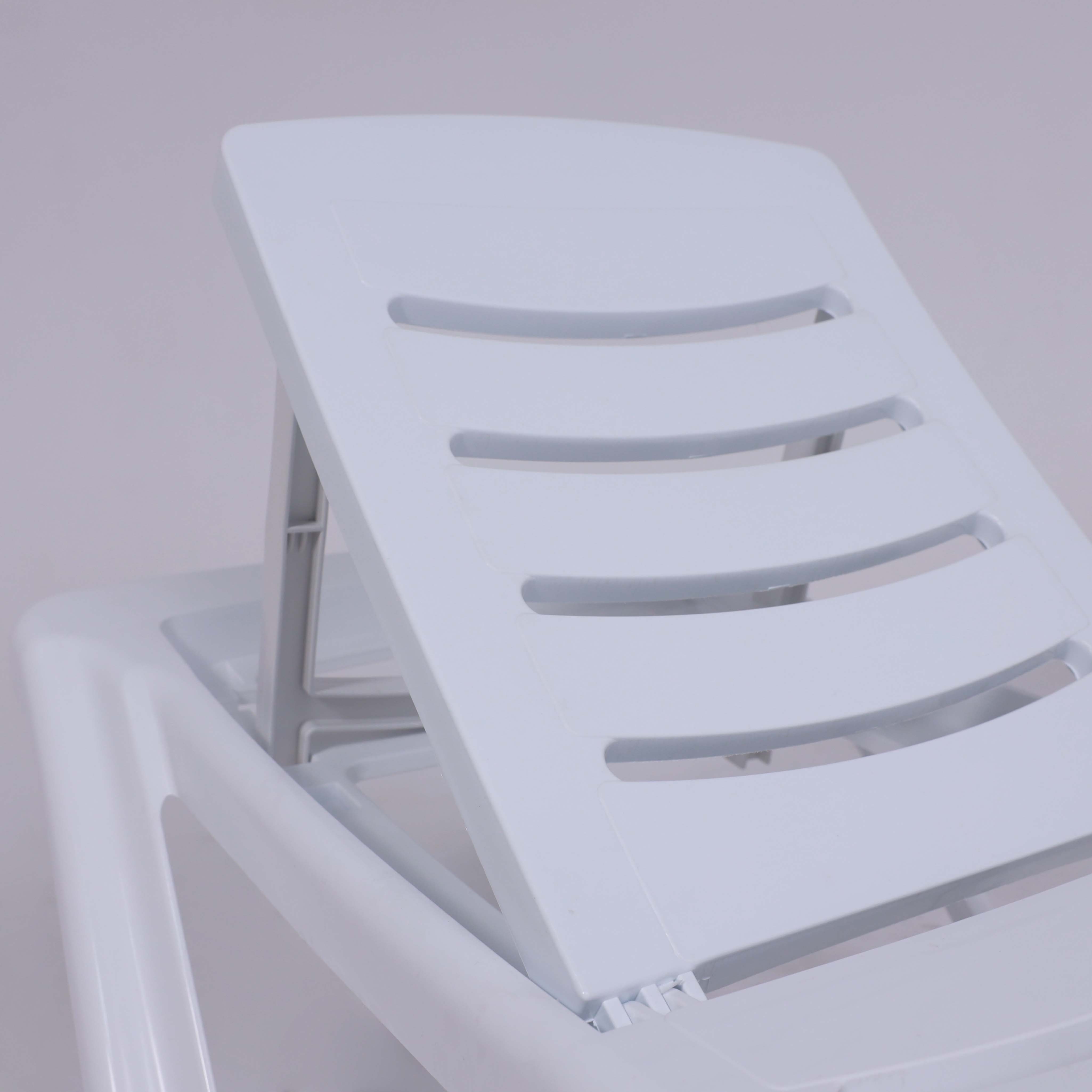 Шезлонг Элластик, пластик, белый - 5