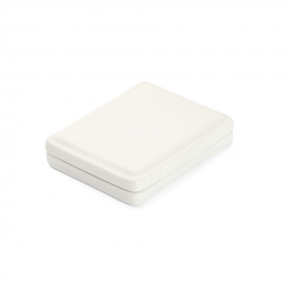 Палитра керамическая с крышкой "Renesans", прямоугольная, 12 ячеек