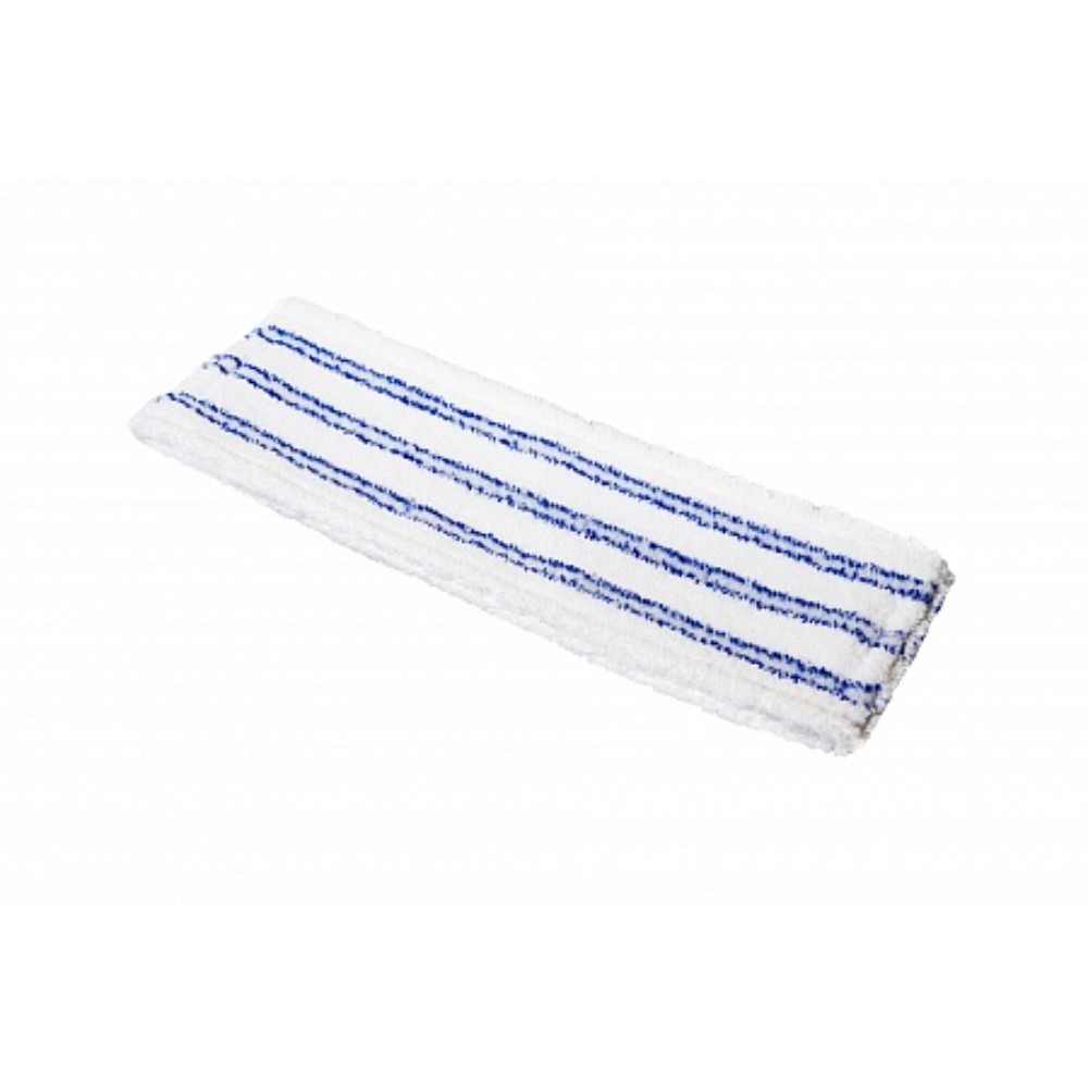 Насадка для плоской швабры, микроволокно, языки-кнопки, 35 см