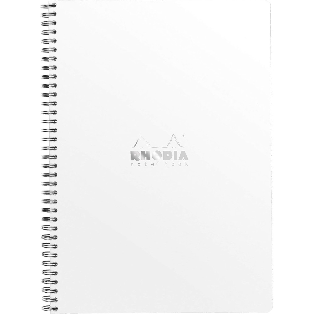 Блокнот "Rhodia", А4+, 160 страниц, в линейку, белый