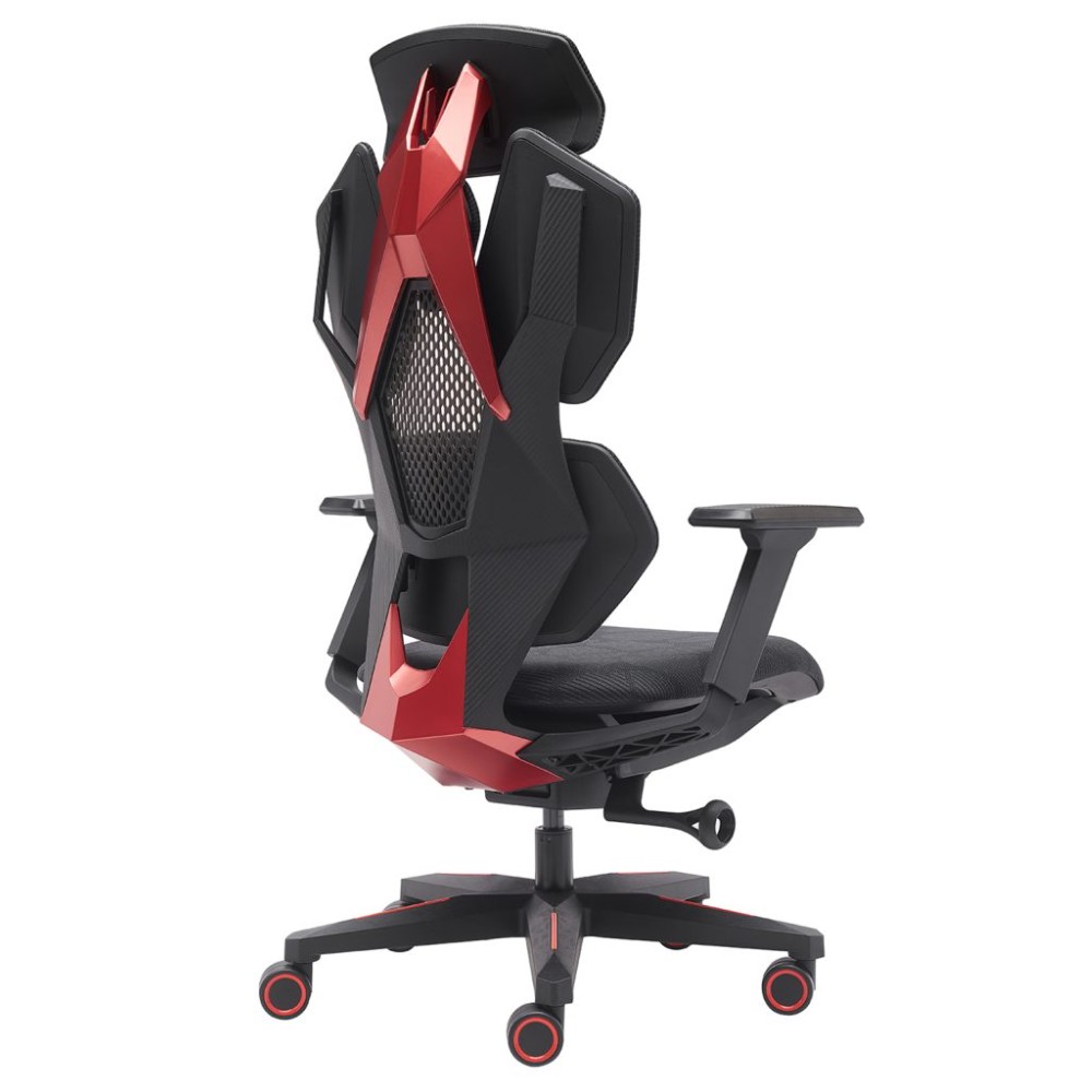 Кресло игровое EVERPROF "Tiger", сетка, пластик, черный - 4