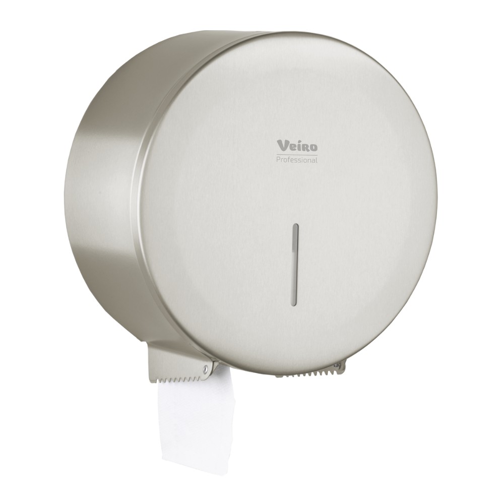 Диспенсер VEIRO "Professional JUMBO" для туалетной бумаги в больших рулонах, металл