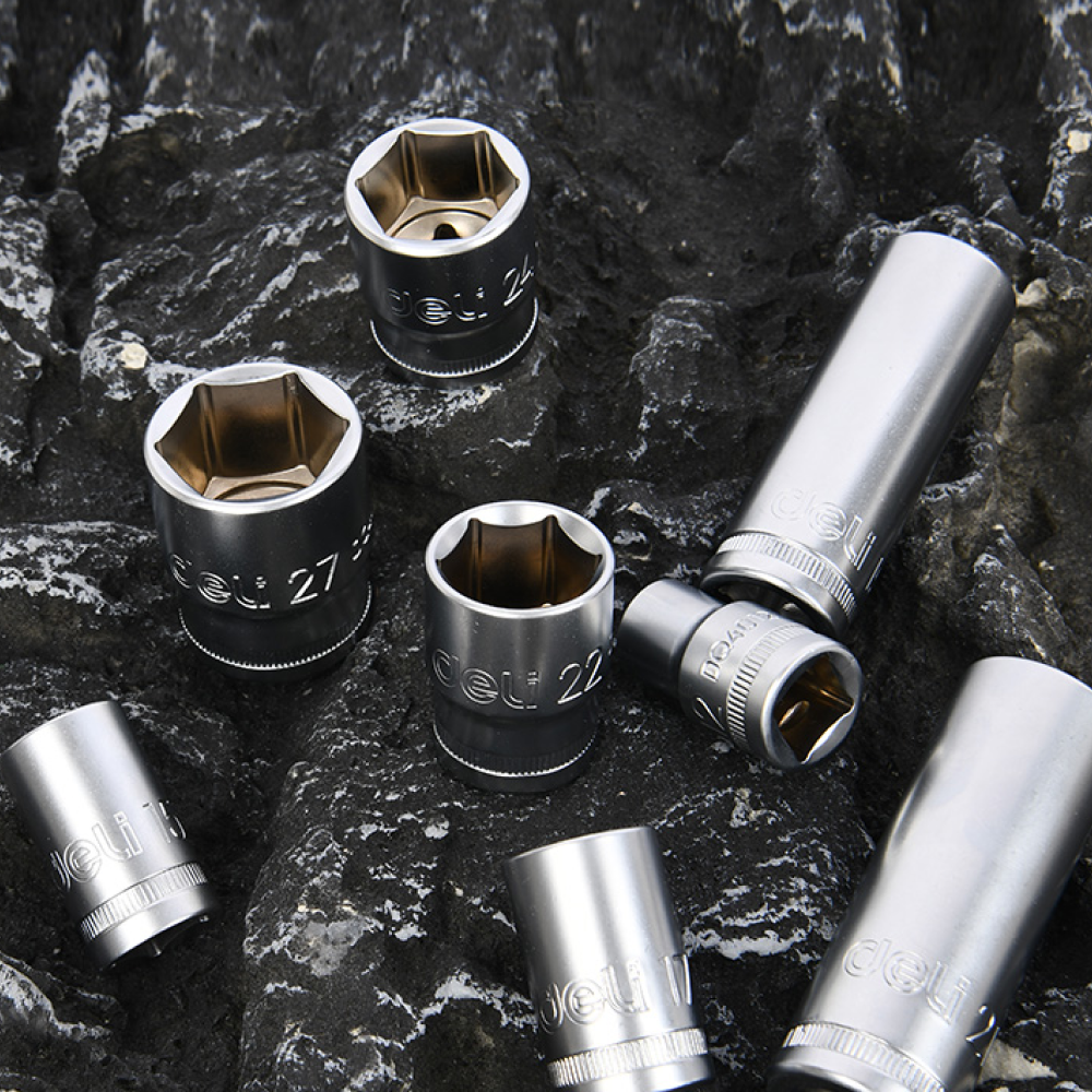 Набор инструмента 1/4", 1/2" Deli RS EDQ44094, 94 предмета - 8