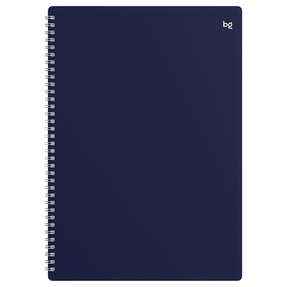 Тетрадь "База", А4, 80 листов, клетка , синий