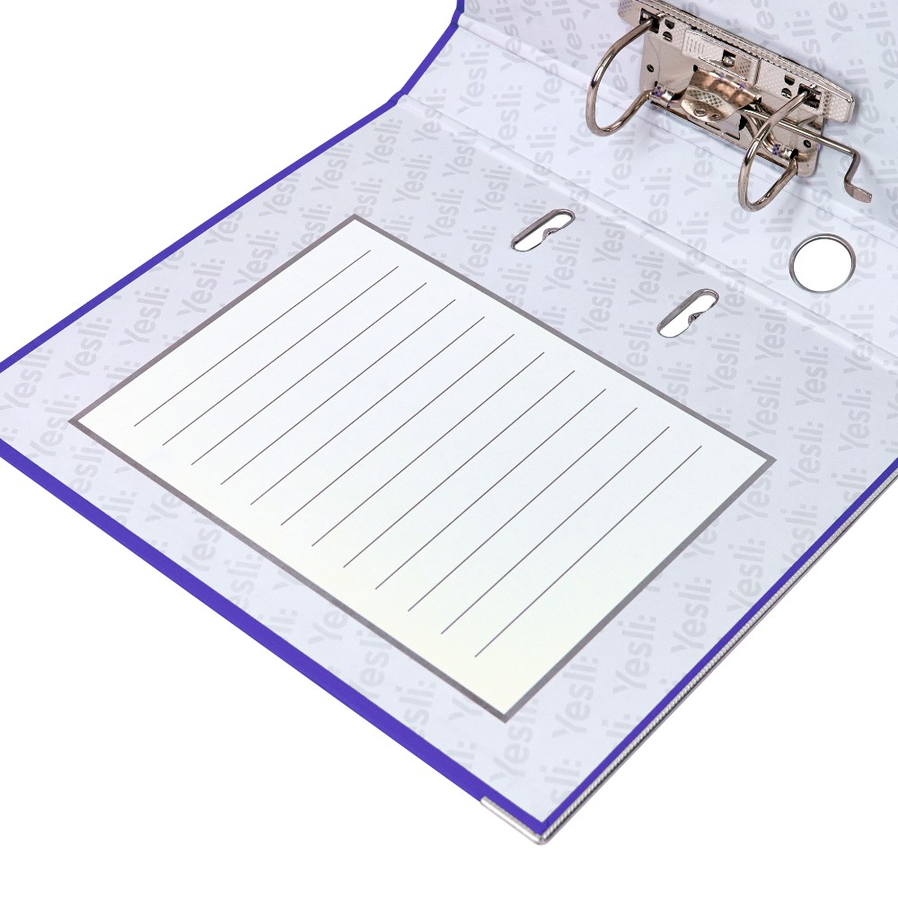 Папка-регистратор "Yesli:", А4, 50 мм, ПВХ Эко, фиолетовый - 8