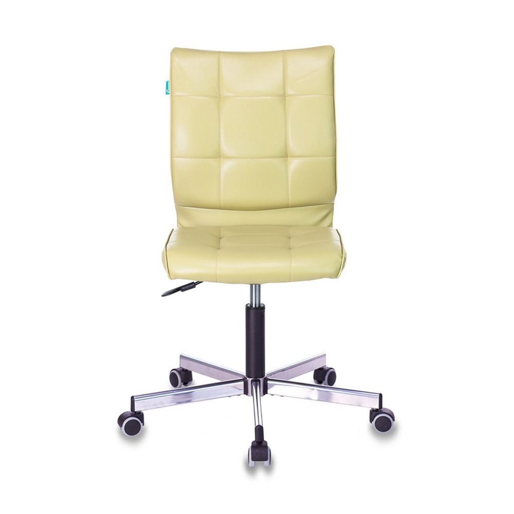 Кресло для персонала "Бюрократ CH-330M", кожзам, металл, зеленый