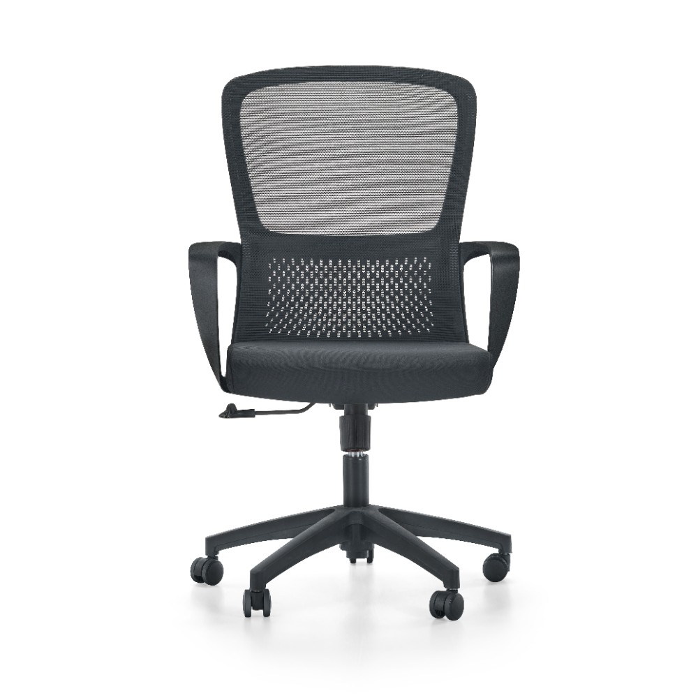 Кресло компьютерное SitZone U-069B, сетка, ткань, черный, 2 шт/упак - 3
