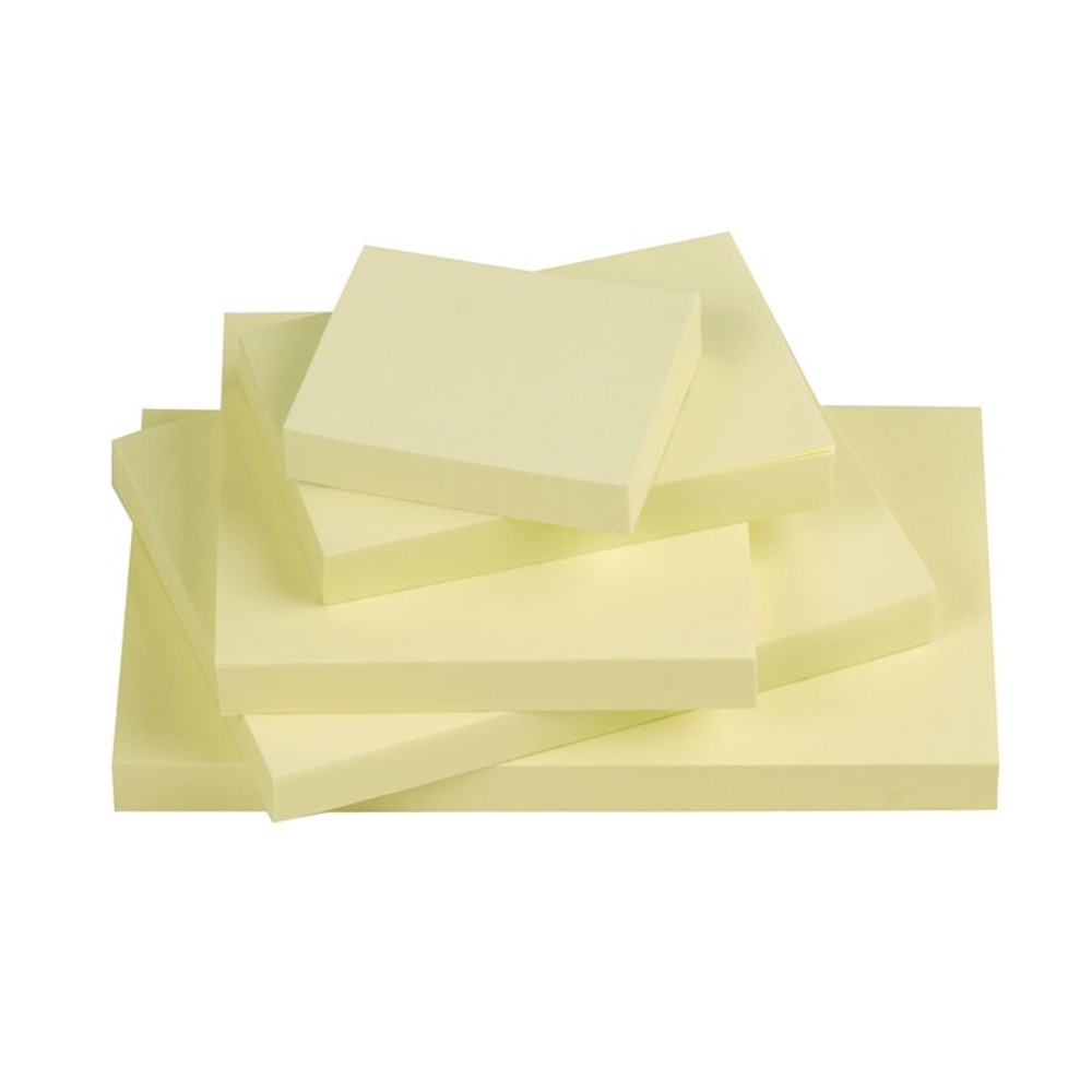 Бумага для заметок "Q-Connect", 102x76 мм, 100 листов, светло-желтый