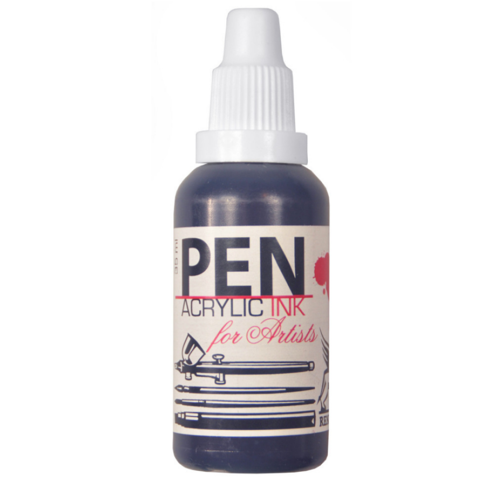 Акрил жидкий "Acrilic Ink", 10 синий морской