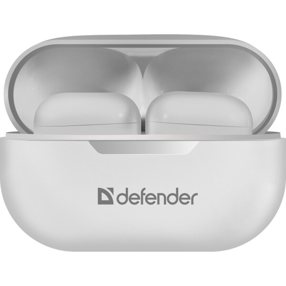 Наушники беспроводные Defender "Twins 905", Bluetooth, белый