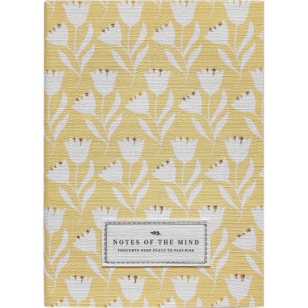 Ежедневник датированный "Fleur" 2026, желтый