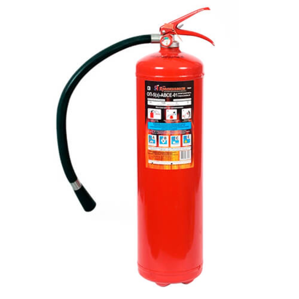 Огнетушитель порошковый "Ярпожинвест" ОП-5 (з) ABCE, переносной