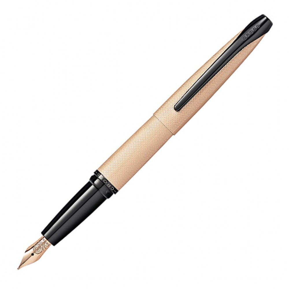 Ручка перьевая F "ATX Brushed Rose Gold PVD", розовое золото