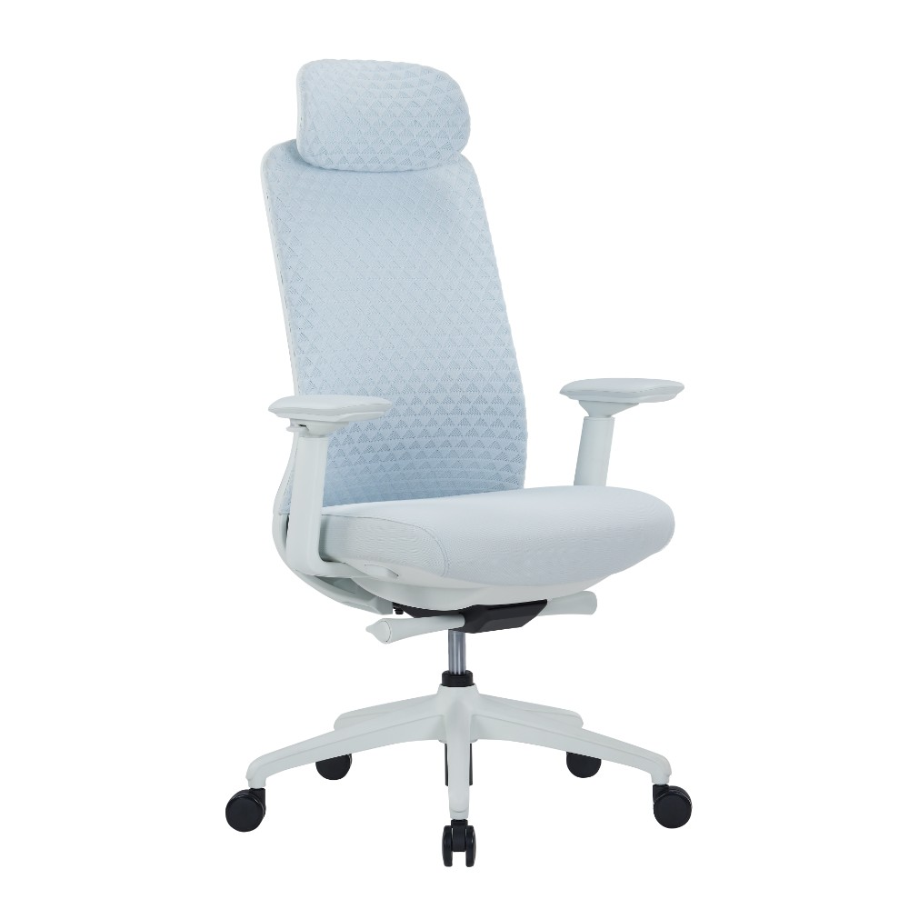 Кресло для руководителя SitZone CH-531A-BS, ткань, пластик, белый, -30%