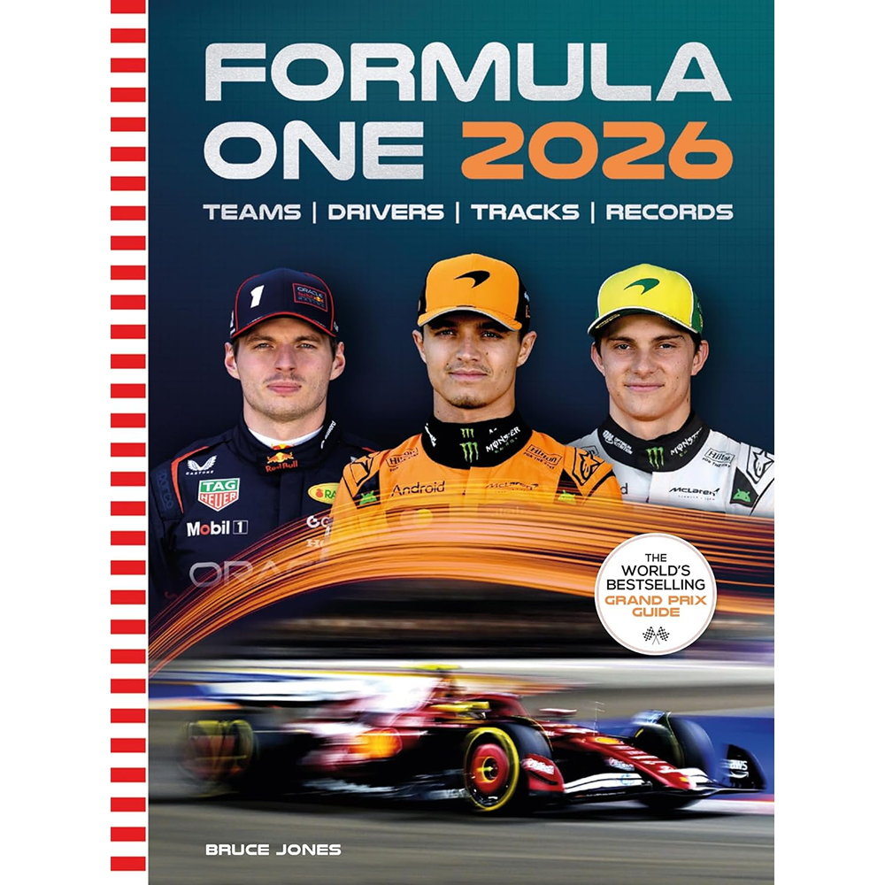 Книга на английском языке "Formula One 2026. The World’s Bestselling Grand Prix Guide", Bruce Jones