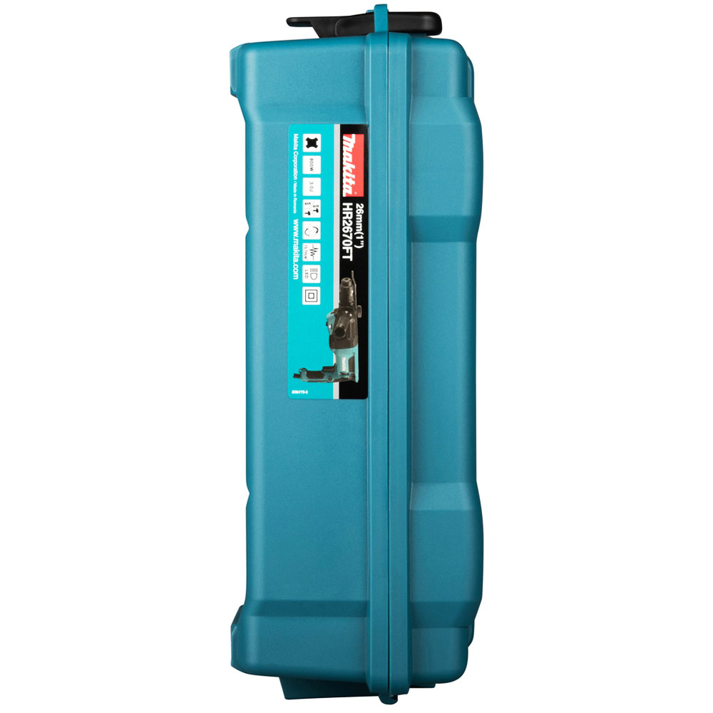 Перфоратор MAKITA HR2670FT, 800 Вт, 3.0 Дж, БЗП, SDS-plus