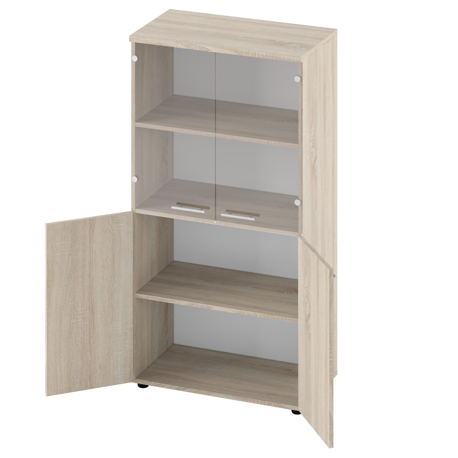 Коллекция Баден Шкаф для документов Б-8.1540.1, 800x443x1540 мм, сонома