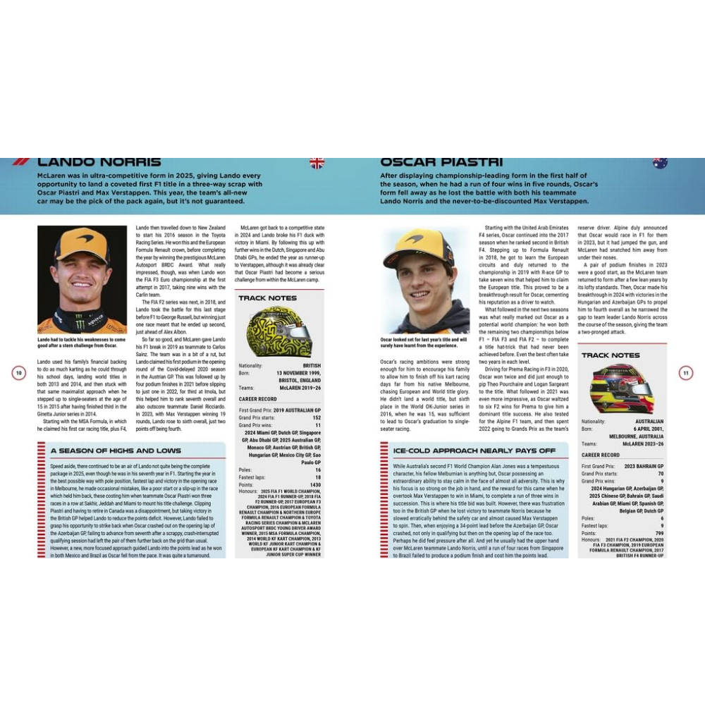 Книга на английском языке "Formula One 2026. The World’s Bestselling Grand Prix Guide", Bruce Jones