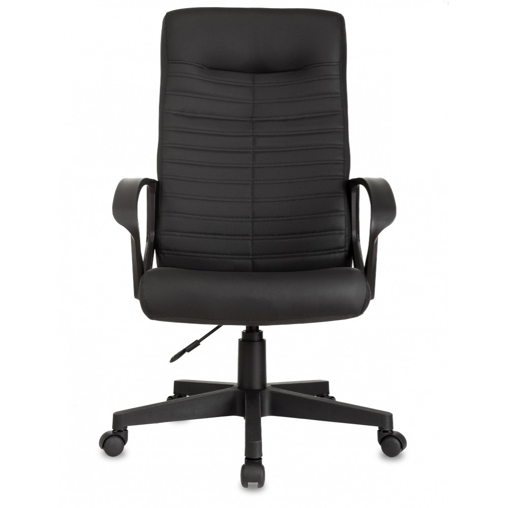 Кресло для руководителя Бюрократ "CH-480LT", экокожа, пластик, черный