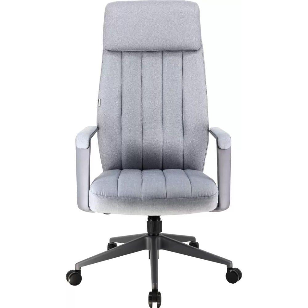 Кресло компьютерное EVERPROF Shanghai, ткань, серый, металл, корпус черный