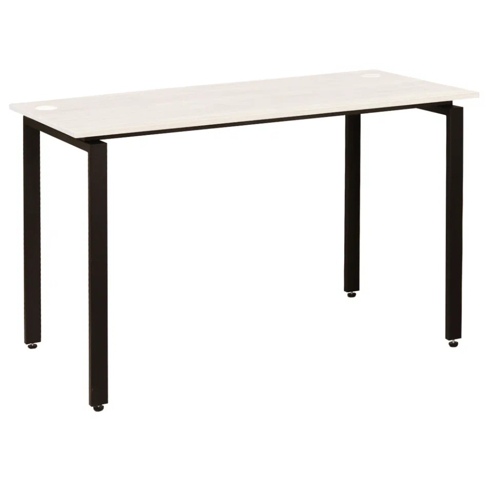 Стол письменный Millwood Лофт Сиэтл (ДТ-5), 1300х700 мм, дуб белый крафт, черный