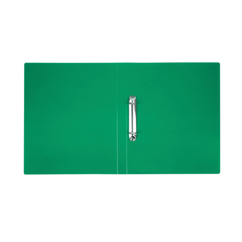 Папка "СТАММ" на 2 кольца, А4, пластик, зеленый