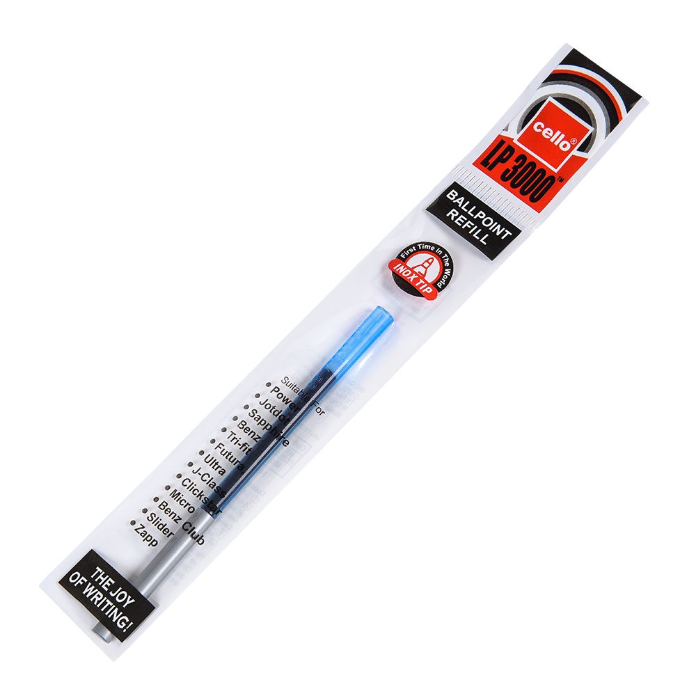 Стержень шариковый "Sapphire, PowerMax, PowerMetal, Jot Dott", 0.7 мм, 90 мм, синий