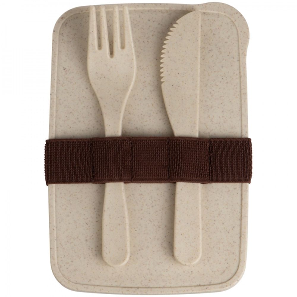 Контейнер для еды "Lalig", бамбуковое волокно, коричневый