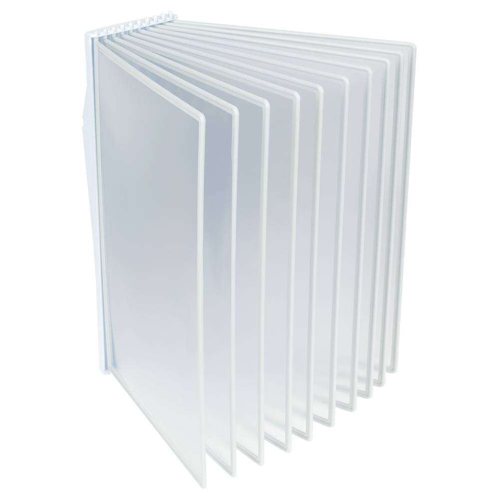 Стойка информационная "OfficeSpace", настенная, A4, белый