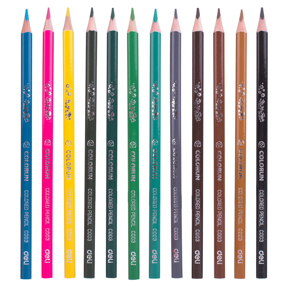 Цветные карандаши "ColoRun", 24 цвета - 3