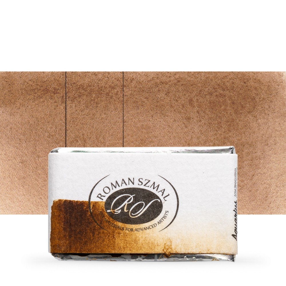 Краски акварельные "Aquarius", 124 умбра натуральная кипрская коричневая, кювета