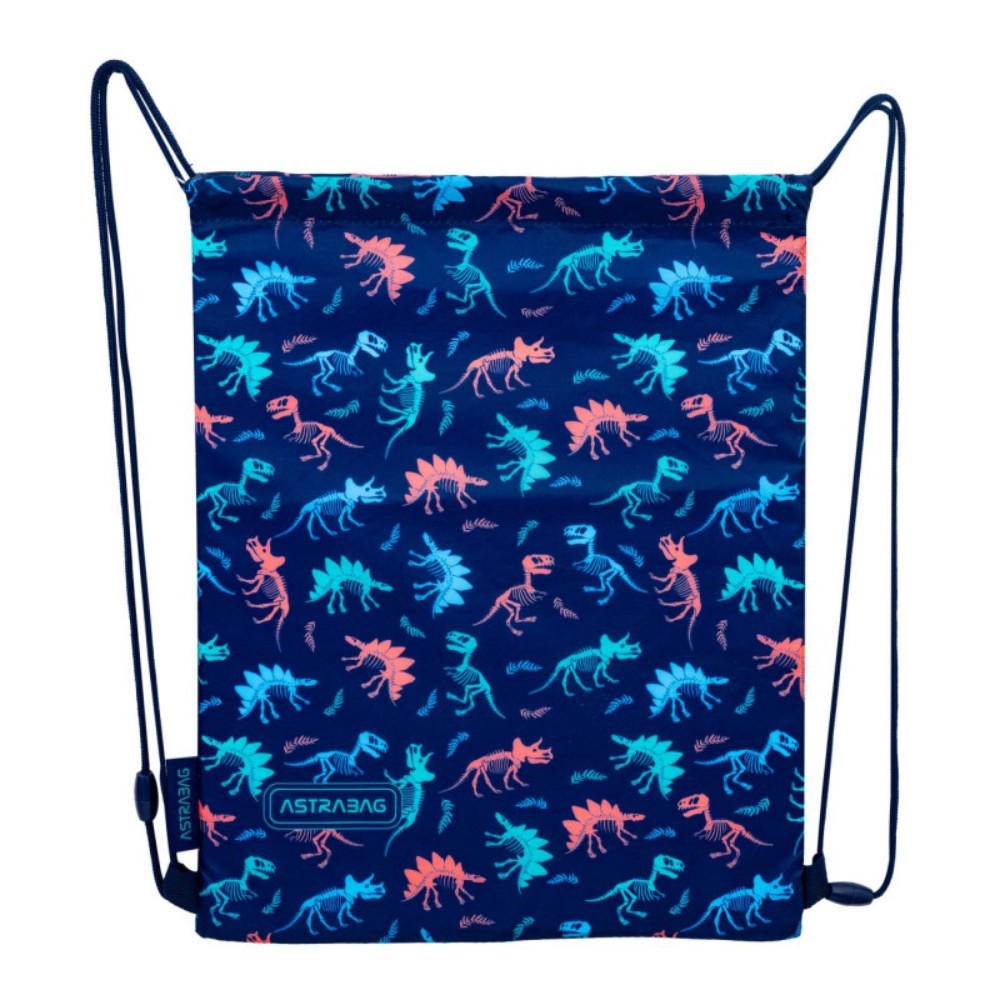 Мешок для обуви Astra "Dinosaur", синий