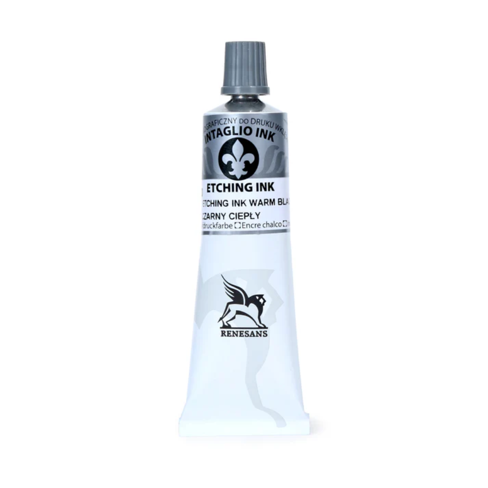 Краски для печати "Intaglio ink", 51 холодный черный, 60 мл