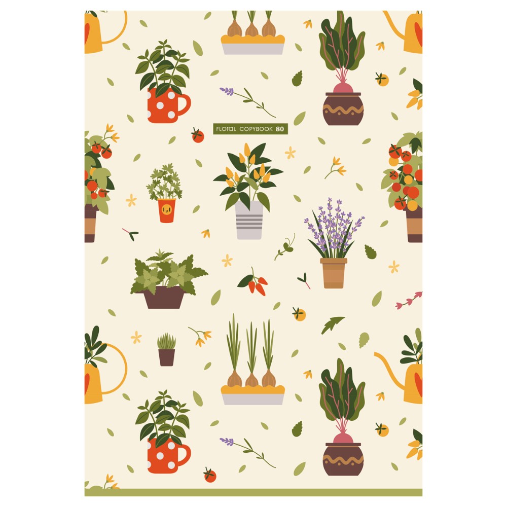 Тетрадь "Весна", А4, 80 листов, клетка, ассорти