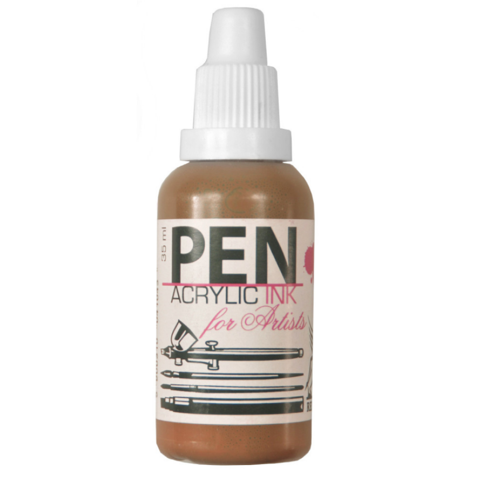 Акрил жидкий "Acrilic Ink", 15 коричневый