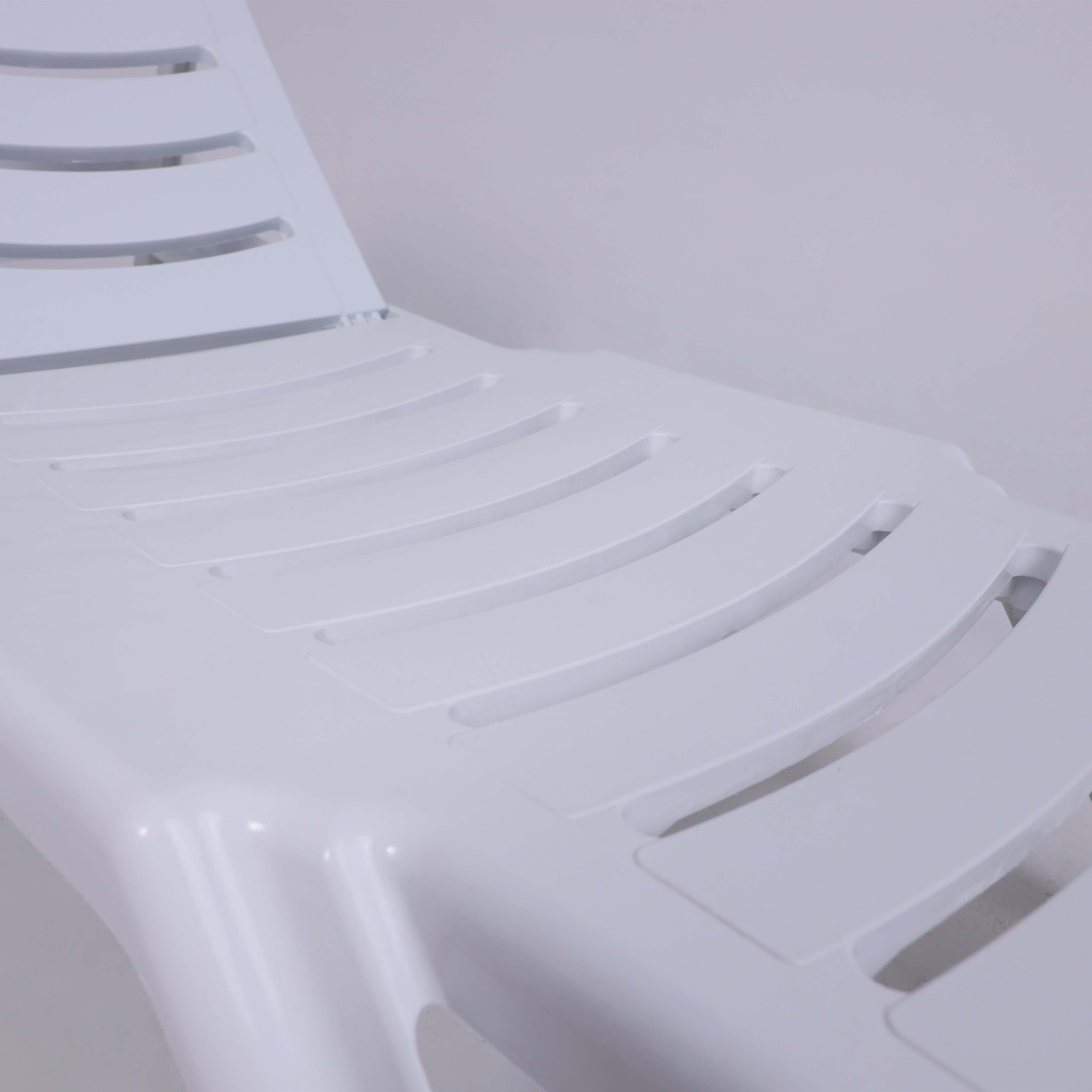 Шезлонг Элластик, пластик, белый - 4