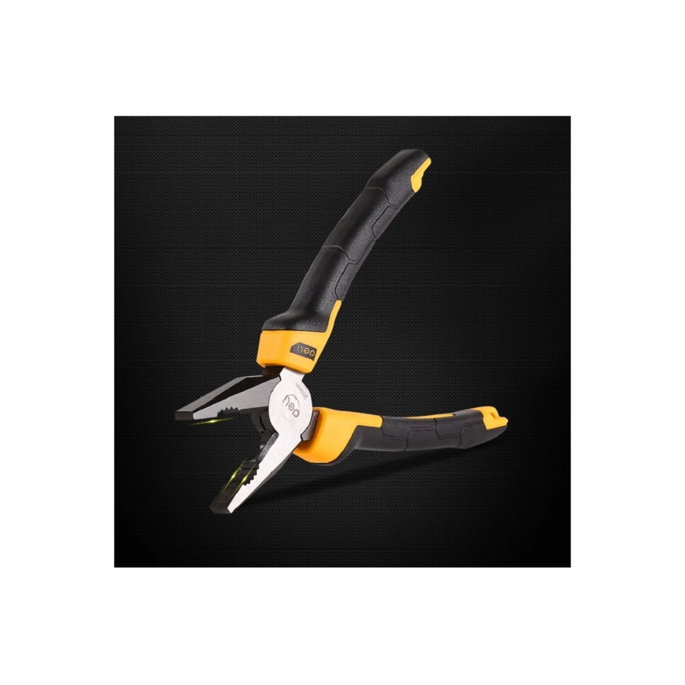 Плоскогубцы Deli YS EDL2008Z, 200 мм., желтый, черный - 6