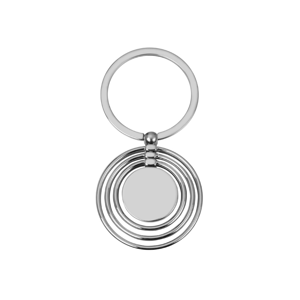 Брелок "Кольца", серебристый
