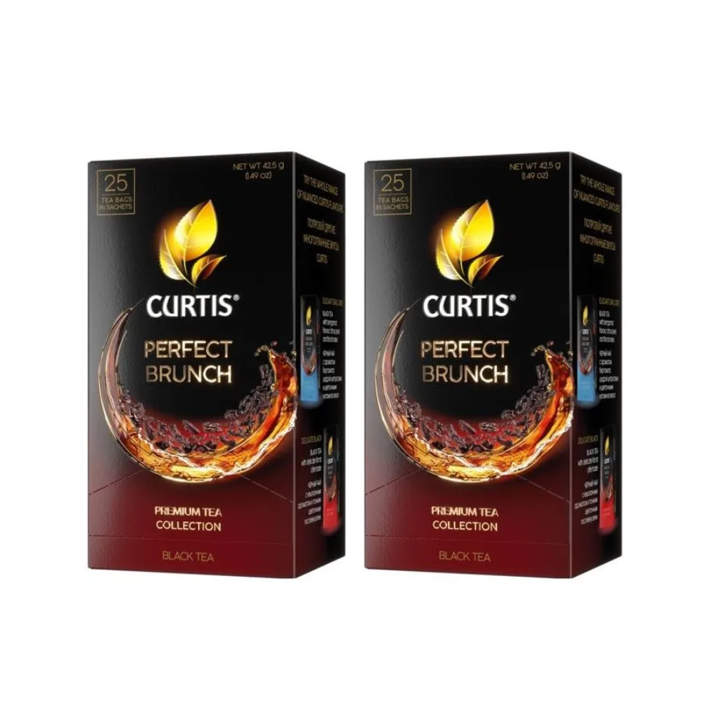 Чай "Curtis. Perfect Brunch", 25 пакетиков х 1.7г, черный, байховый