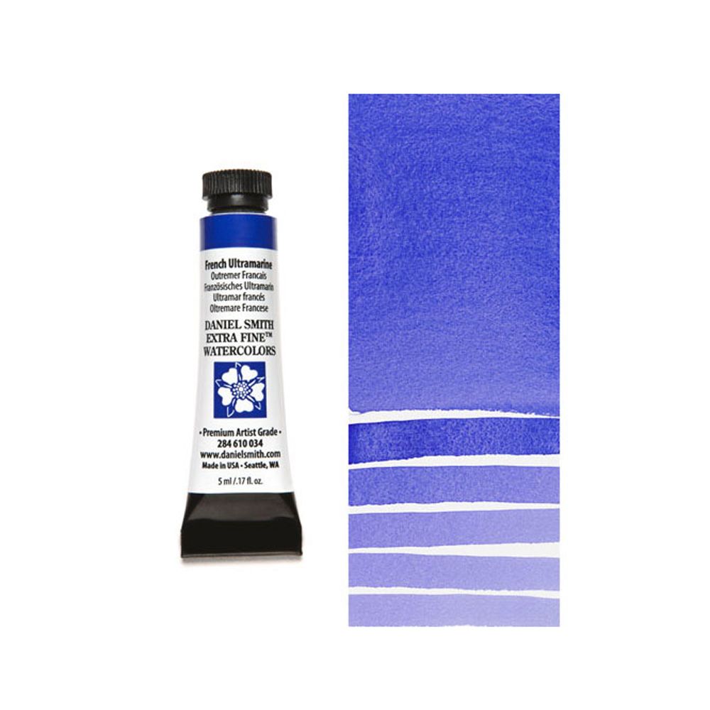 Краски акварельные "Daniel Smith", французский ультрамарин, 5 мл, туба