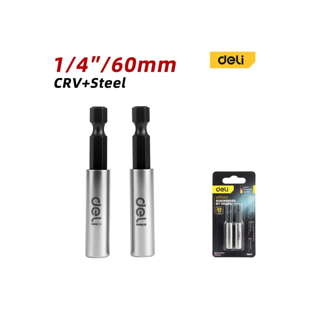 Держатель бит (насадок) Deli YS EDL106002, магнитный, 60мм, 1/4"