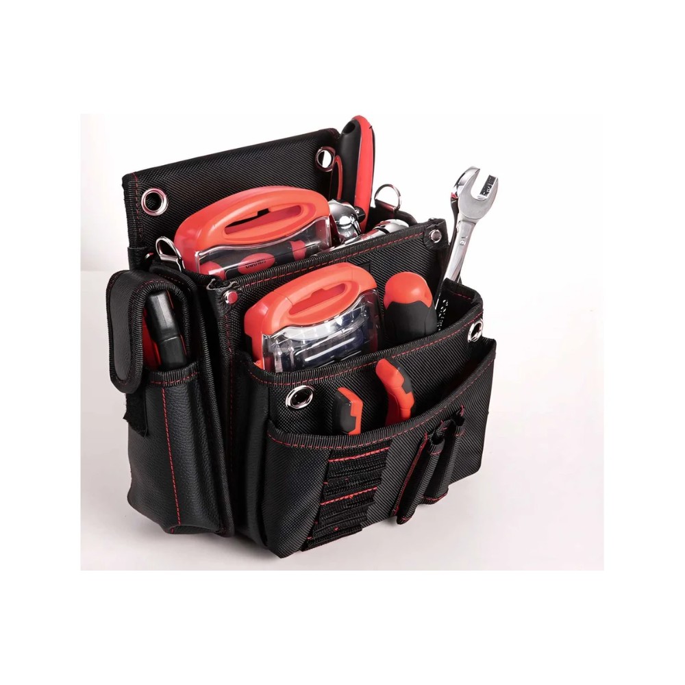 Сумка для инструментов поясная Deli RS EDL5865, черный