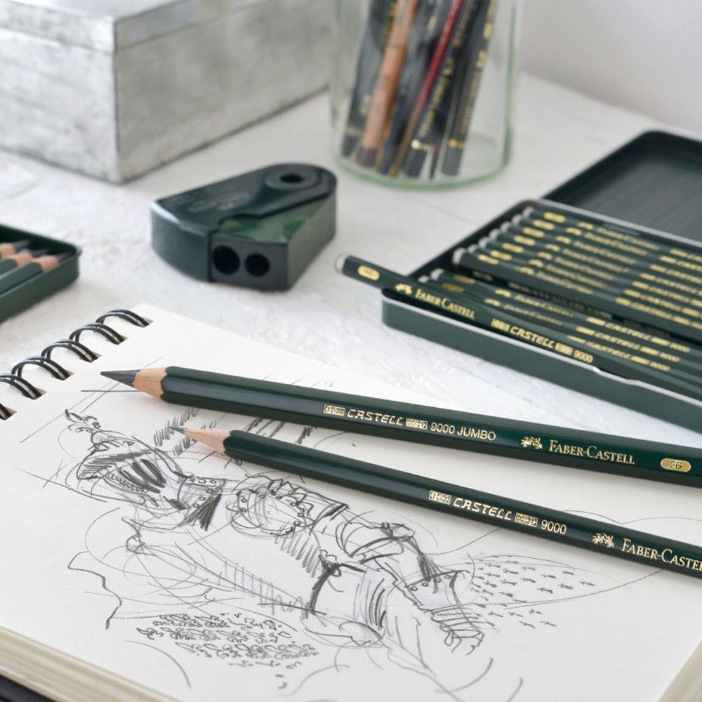 Карандаш чернографитный "Castell 9000", 7B