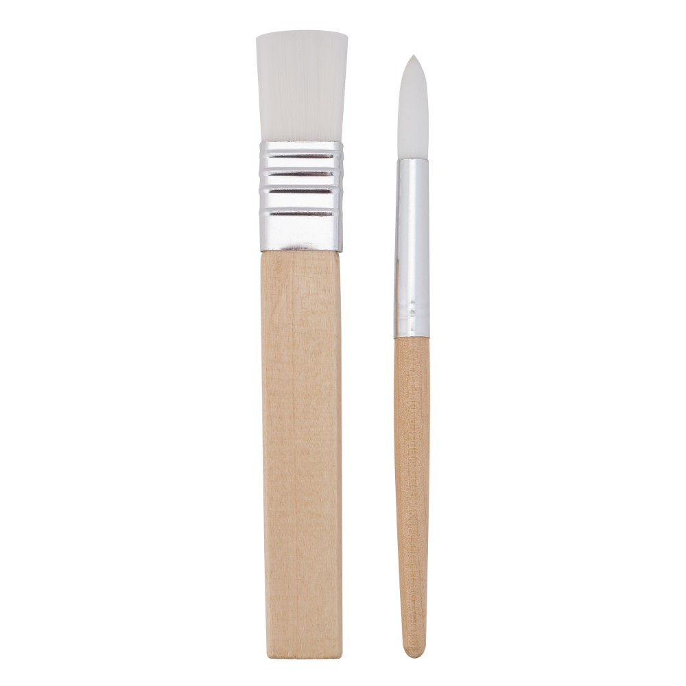 Кисть "Цветик", синтетика, набор 2 шт.