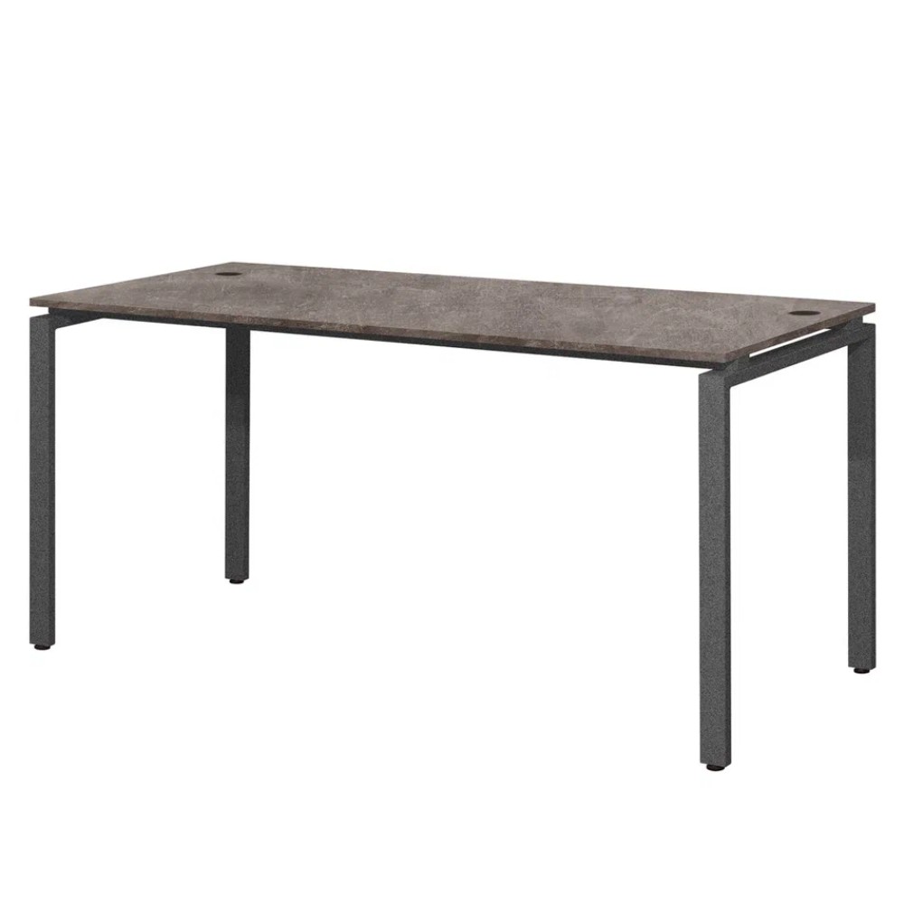 Стол письменный Millwood Лофт Сиэтл (ДТ-5), 1600х700 мм, бетон, графит