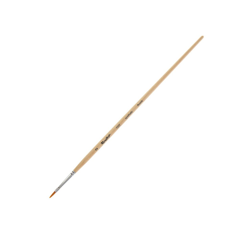 Кисть "Roubloff", мягкая синтетика, плоская, на длинной ручке №2