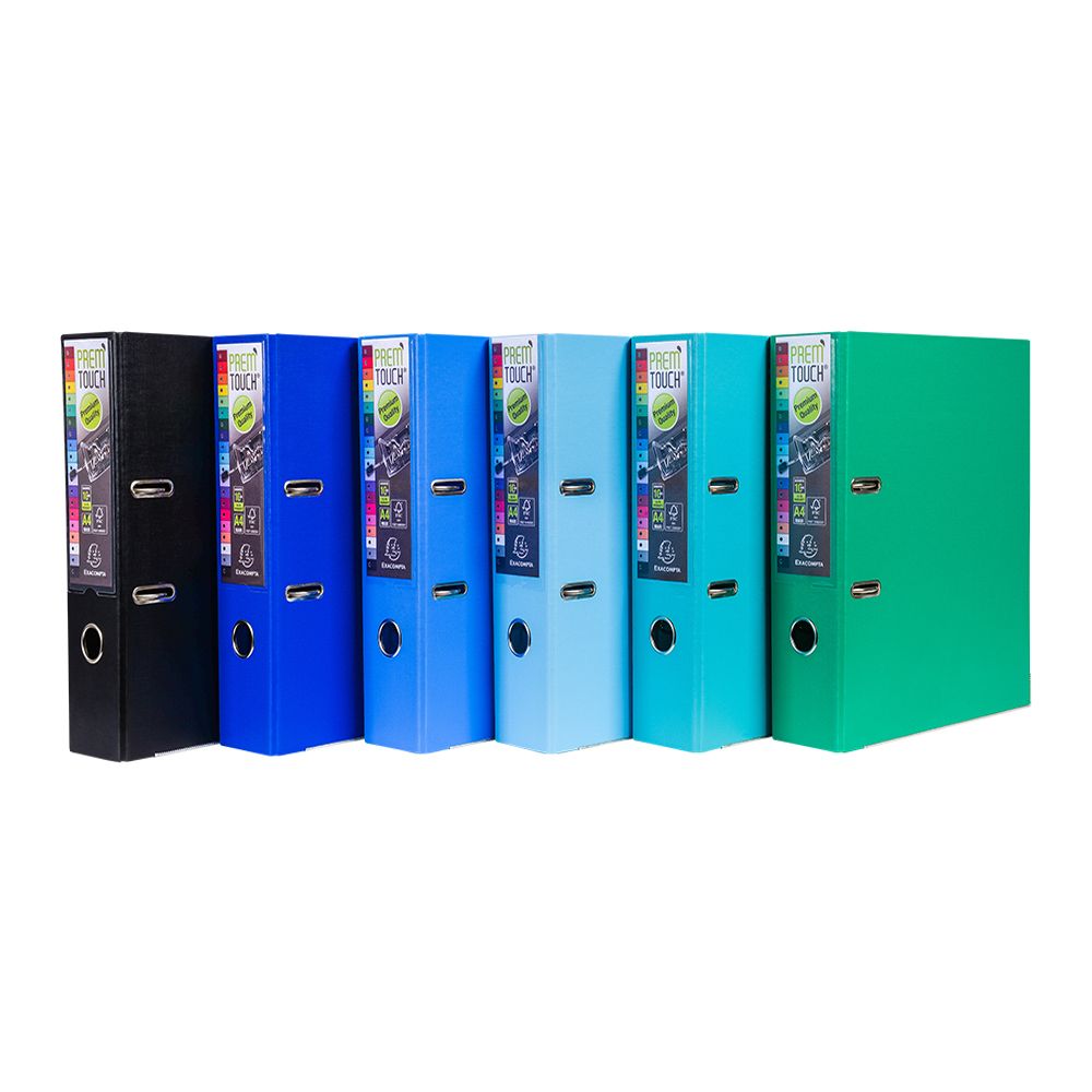 Папка-регистратор "Exacompta", A4, 50 мм, ПВХ, оранжевый - 7