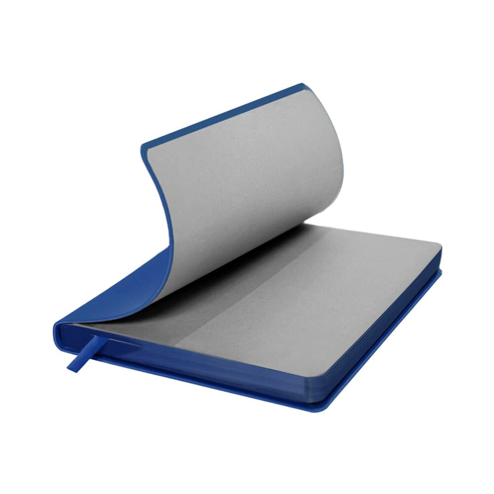 Ежедневник недатированный "Pulpy", А5, в линейку, синий, срез синий