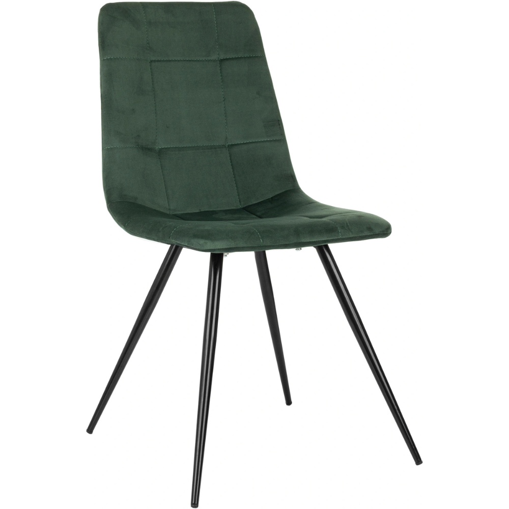 Стул Бюрократ "CH-K1_4", ткань, зеленый, металл,  комплект 4 штуки