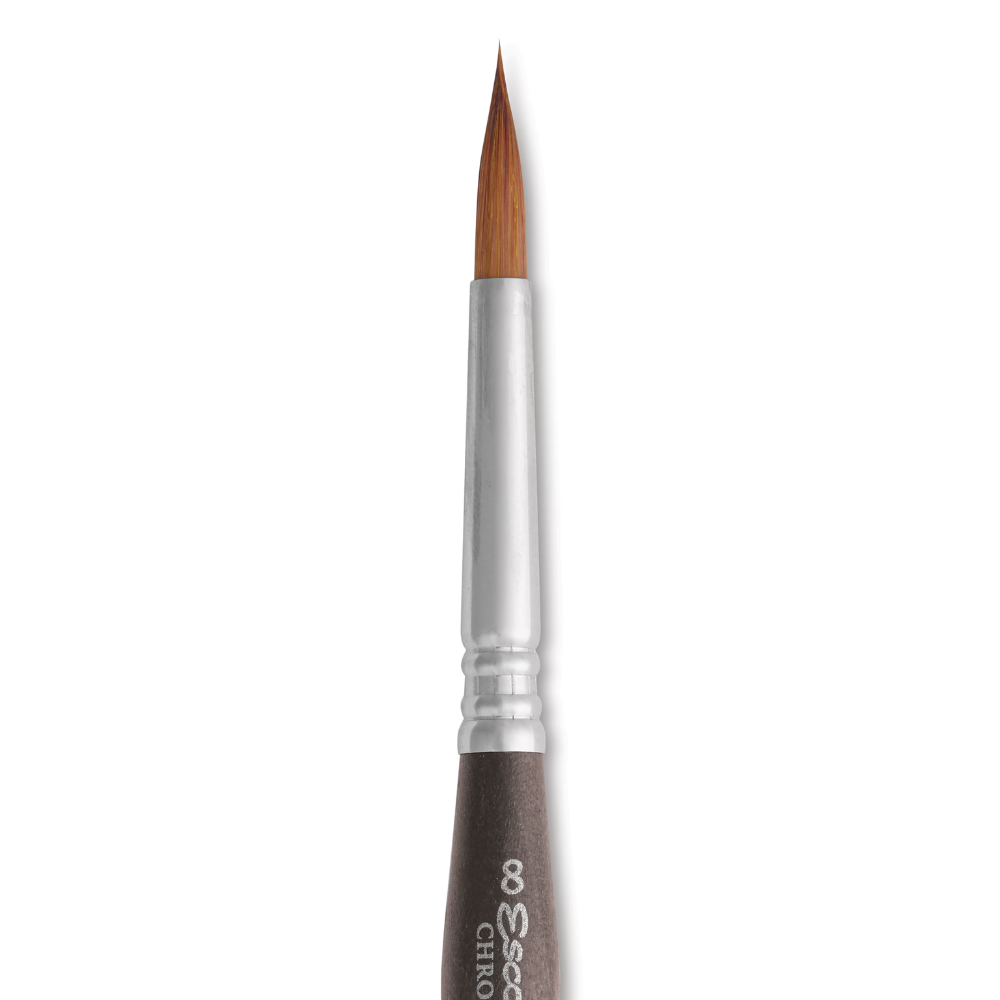 Кисть "Escoda Chronos", микс, круглая, складная, № 8 - 2